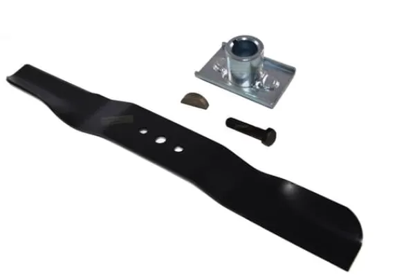 56 CM gräsklippare kniv + knivfäste + kil + skruv för Scheppach
