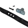 New 53 CM gräsklippare kniv + knivfäste + kil + skruv för Scheppach Trädgårdsmaskiner