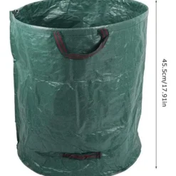 New 63 gallon trädgårdsväska | Bärbar Heavy Duty Återanvändbar soppåshållare | [411] Leaf Yard Waste Bag Trädgårdskorgar