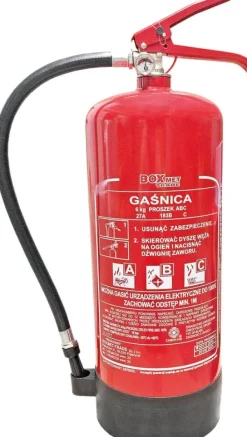 Hot 6 kg brandsläckare med bas, energityp Brandsläckare