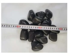 Online 140 kg Polerade småsten Blankt grus Flodsten Pebbles Trädgårdsgrus Prydnadsgrus * Trädgårdsstenar & Klivstenar