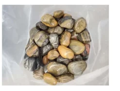 160 kg Polerade småsten Blankt grus Flodsten Pebbles Trädgårdsgrus Prydnadsgrus #