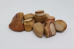 80 kg småsten River Pebble Pebbles Trädgårdsgrus Prydnadsgrus Dekokies Sandstone Trädgårdsstenar & Klivstenar