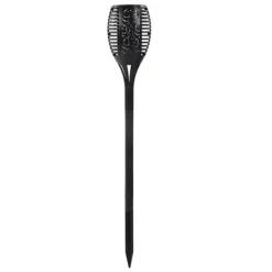 Discount 96 LEDs Vattentät Solar Flame Lamp ABS-hus Flimrande Dansande Flame Ficklampa för trädgårdslandskap Flaggor & Vindstrutar