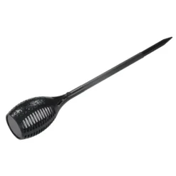 Discount 96 LEDs Vattentät Solar Flame Lamp ABS-hus Flimrande Dansande Flame Ficklampa för trädgårdslandskap Flaggor & Vindstrutar