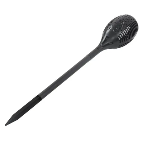 Discount 96 LEDs Vattentät Solar Flame Lamp ABS-hus Flimrande Dansande Flame Ficklampa för trädgårdslandskap Flaggor & Vindstrutar