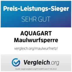 88 m² Mullvadssäkert nät Mullvadsbarriär Mullvadsgaller 90 g 2 m brett