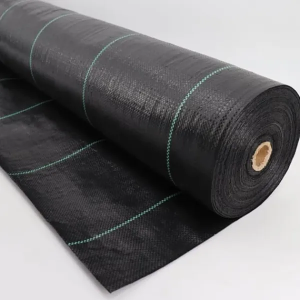 72 m² Ogräsbekämpningsmembran Ogräsfoder Mulchliner 100 g 1 m bred Svart