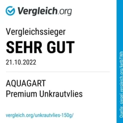 45 m² Ogräsbekämpningstyg Trädgårdsfleece Mulchtyg Ogräsbekämpningsmembran 150 g 1 m bred PES