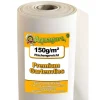 50 m² Trädgårdsfleece Ogräsbekämpningstyg Ogräsfoder Mulchtyg 150 g/m² vit 2 m bred