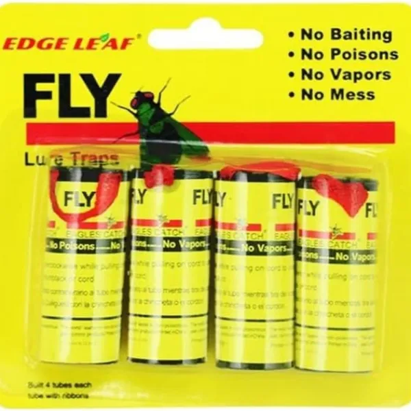 Discount 4 remsor av klibbigt papper Catch Trap Fly Killer självhäftande rullar Flugsmällor