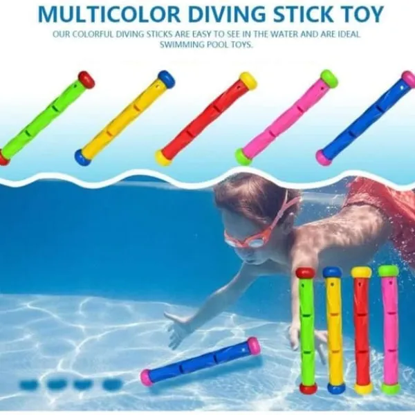 New 5 st Båtar för dykning Multicolor Poolleksaker Underwater Träningsspel Vattenleksaker Strand Sommar Simleksaker Pool- & Spatillbehör