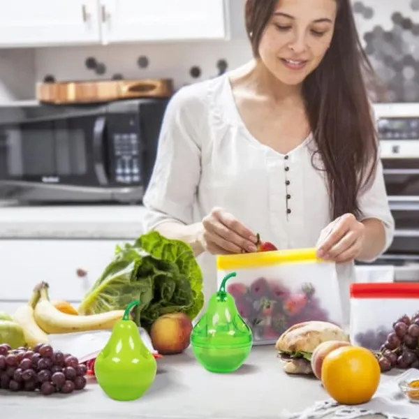 Discount 2 st fruktflugfällor för kök, effektiv fruktflugfälla återanvändbar, bekämpar fruktflugor Skadedjursfällor
