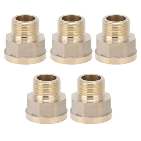 Discount 5 st G3/4 hona till G1/2 hane adapter trädgårdsslangkoppling trädgårdsbevattningstillbehör Bevattning