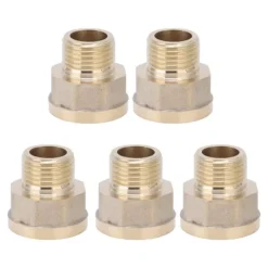 Discount 5 st G3/4 hona till G1/2 hane adapter trädgårdsslangkoppling trädgårdsbevattningstillbehör Bevattning