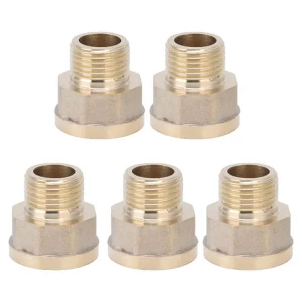 Discount 5 st G3/4 hona till G1/2 hane adapter trädgårdsslangkoppling trädgårdsbevattningstillbehör Bevattning