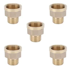Discount 5 st G3/4 hona till G1/2 hane adapter trädgårdsslangkoppling trädgårdsbevattningstillbehör Bevattning