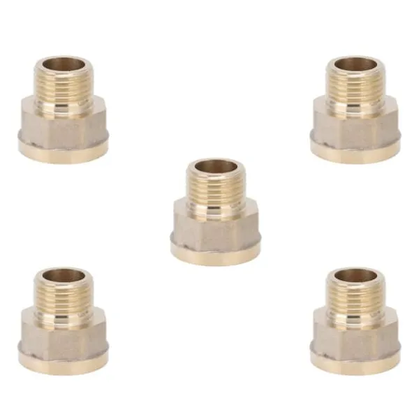 Discount 5 st G3/4 hona till G1/2 hane adapter trädgårdsslangkoppling trädgårdsbevattningstillbehör Bevattning