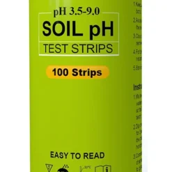 Best 100 st. pH-testremsa för jord 3,5 till 9 intervall med hög noggrannhet pH-testpapper för trädgårdsgräs Jord & Sand