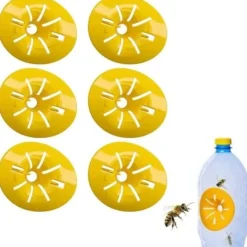 6 st Piege Frelon, Micro Guepe, Piège à Frelon, Piège De Guêpe Fångare D'abeilles Insektsfångare i Plast Piège À Guêpe Fångare