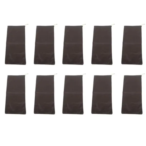 New 10 ST Sandlösa sandpåsar Dragsko översvämningsvattenbarriärer Polyester 9,8x19,7in Dampåse för källargarage Anti Flood Coffee Beredskapsplaner