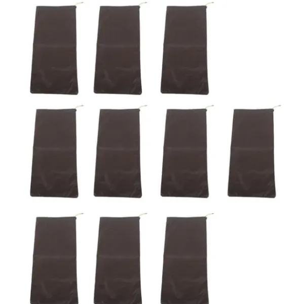 New 10 ST Sandlösa sandpåsar Dragsko översvämningsvattenbarriärer Polyester 9,8x19,7in Dampåse för källargarage Anti Flood Coffee Beredskapsplaner
