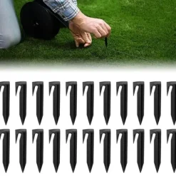 Discount 100 st yttre kabelfästspikar, kompatibla med robotgräsklippare från Gardena, Husqvarna, Worx, Bosch Trädgårdsmaskiner