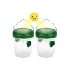 2 Stycken Solar Getingfällor med LED-ljus, Insektsfällor, Honungfälla för Bin, Vespas och Myggor
