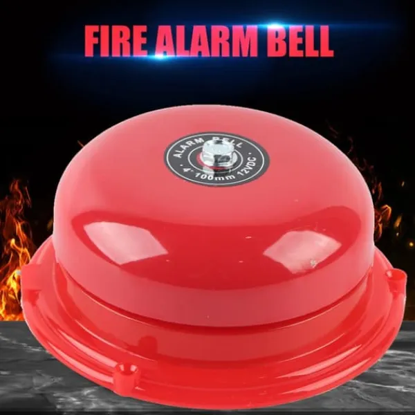Best 4 tum Metal Fire Control Intern Strike Type Electric Bell 100db (12V) Brandlarm