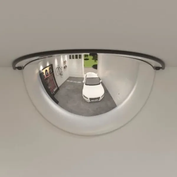 Outlet 153088 Halvmåne speglar 2 st Ø40 cm Akryl Säkerhetsspeglar