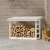 vidaXL 822443 Vedhållare Vit 108x64,5x78 cm Furu