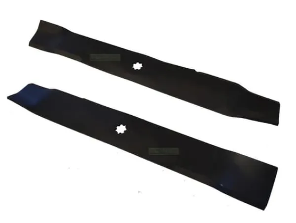 2 X 54 CM gräsklippare kniv för JOHN DEERE GX23227 GX23228 X130R X155R höger & vänster