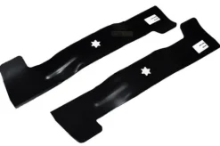 2 x 46,7 CM gräsklippare kniv för MTD 742-04020 / 742-04021, 742-04020A / 742-04021A Trädgårdsmaskiner