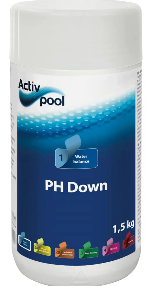 New ActivPool PH Minus / PH Down 1,5 kg Pool- & Spatillbehör