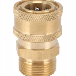Online Adapter m22x1,5mm till snabbkoppling 1/4 tum – Mässing | För högtryckstvätt | Kompatibel med Macallister, DeWalt, Lavor Trädgårdsmaskiner