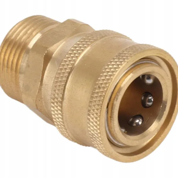 Online Adapter m22x1,5mm till snabbkoppling 1/4 tum – Mässing | För högtryckstvätt | Kompatibel med Macallister, DeWalt, Lavor Trädgårdsmaskiner