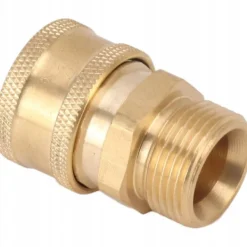 Online Adapter m22x1,5mm till snabbkoppling 1/4 tum – Mässing | För högtryckstvätt | Kompatibel med Macallister, DeWalt, Lavor Trädgårdsmaskiner