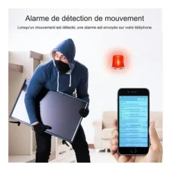 Alarm Clock Spy Camera 4K Wi-Fi infraröd vision rörelsedetektering