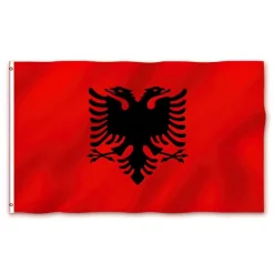 Discount Albanien Flagga - 150 x 90 cm Flaggor & Vindstrutar