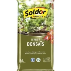 ALGOFLASH - Bonsaijord 6 L Jord & Sand