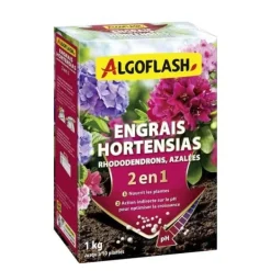 Discount ALGOFLASH NATURASOL Gödselmedel för hortensior, rhododendron och azaleor - Special pH - 1 kg Gödningsmedel