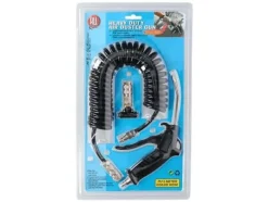 Allride Air Gun Kit, spiralslang, kraftig, svart,