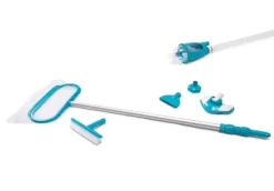 Allt i 1 poolpaket - Intex metallram Rund strandsida 305x76 cm