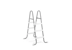 Allt i 1 poolpaket - Intex metallram Rund strandsida 305x76 cm