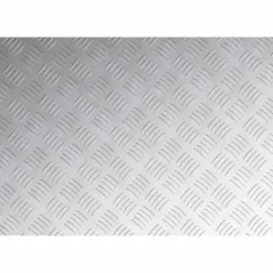 Aluminium Checker Plates 4 st Halkskydd - Halkfria trapptäcksmattor | Storlek: 70x50 cm