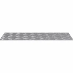 Aluminium Checker Plates – Halkfria trapsteg 2 st | Storlek: 90x40 cm | Färg: Silver