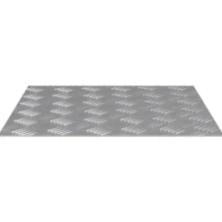 Aluminium Rutplattor 4 st Halkfria | Storlek: 50x50 cm | Färg: Silver