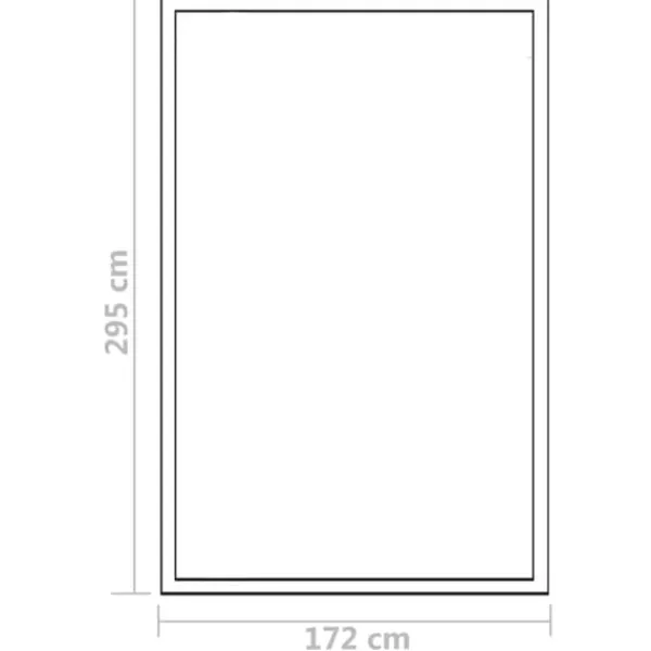 Hot Aluminiumväxthus 302x190x195 cm - Rymligt & UV-beständigt | Färg: Grå | Storlek: 302x190x195 cm Växthus