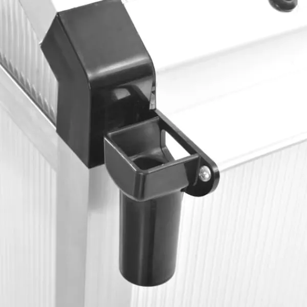 Hot Aluminiumväxthus 302x190x195 cm - Rymligt & UV-beständigt | Färg: Grå | Storlek: 302x190x195 cm Växthus