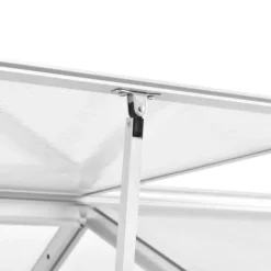 Hot Aluminiumväxthus 302x190x195 cm - Rymligt & UV-beständigt | Färg: Grå | Storlek: 302x190x195 cm Växthus